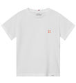 Les Deux T-shirt - Nørregaard - Hvid/Orange