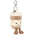 Jellycat Taskevedhæng - 18x5 cm - Amuseable Coffee-To-Go