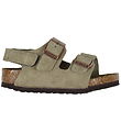 Birkenstock Sandaler - Milano HL Suede - Taupe