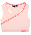 DKNY Top - Rib - Rosa m. Pink