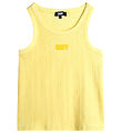 DKNY Tanktop - Rib - Straw Yellow