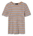 LMTD T-shirt - Rib - NlfFilje Short Top - Ebb And Flow/Multi Str