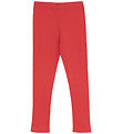 Minymo Leggings - Rib - Tomato Puree