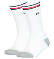 Tommy Hilfiger Strømper - 2-pak - Hvid