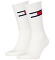 Tommy Hilfiger Strmper - 2-pak - Hvid