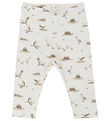 Fixoni Leggings - Coconut Milk m. Print