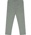 Petit Piao Leggings - Rib - Modal - Green Shadow