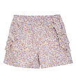 En Fant Shorts - AOP - Eggnog m. Blomster