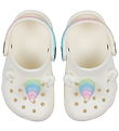 Crocs Sandaler - Classic Rainbow Unicorn Clog T - Chalk