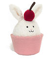 Jellycat Bamse - 14x10 cm - Dainty Dessert Bunny Cupcake