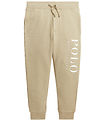 Polo Ralph Lauren Sweatpants - Khaki m. Hvid