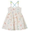 Stella McCartney Kids Kjole - Hvid m. Sljfer