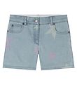 Stella McCartney Kids Denimshorts - Celeste m. Stjerner