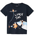 Name It T-Shirt - NmmVilasse - Dark Sapphire/Lunch Time