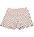 Joha Shorts - Stvet Lilla/Hvid Stibet