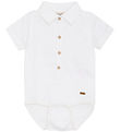 Minymo Skjortebody - k/ - Bright White