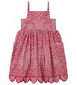 Stella McCartney Kids Kjole - Hvid/Rd m. Hjerter