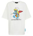 Emporio Armani T-shirt - Hvid m. Smlfine