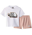 The North Face T-shirt/Shorts - Pink Moss/Hvid