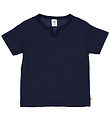 Msli T-shirt - Waffle - Night Blue