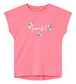 Name It T-shirt - NkfVigea - Camellia Rose/Powerful
