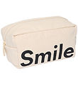 Design Letters Toilettaske - Smile - Natur/Sort