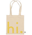 Design Letters Shopper - Lille - Hi - Natur/Gul