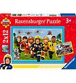 Ravensburger Puslespil - 2x12 Brikker - FiremanSam