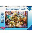 Ravensburger Puslespil - 100 Brikker - Dino Toys Come To Life