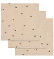 Konges Sløjd Stofbleer - 65x65 cm - 3-pak - Cherry