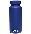 Design Letters Termoflaske - Dad - 500 ml - Midnight Blue