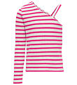 Kids Only Top - KogNella - Cloud Dancer/StripesRaspberry Rose