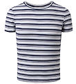 Hound T-shirt - Rib Top - Blue Stripe