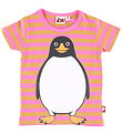 DYR-Cph T-shirt - Dyrgrowl - Super Pink/Mustard Pingvin