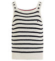 Tommy Hilfiger Top - Strik - Stripe Crochet - Calico/Desert Sky