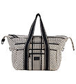 Lala Berlin Taske - Big Bag Muriel 2.0 - Heritage Stripe Black