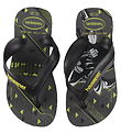 Havaianas Klipklapper - Kids Max Herois - Sort/Gul