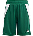 adidas Performance Shorts - Tiro24 SHO Y - Grøn/Hvid
