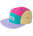 Lil'Boo Copenhagen Kasket - Block 90's 5-Panel - Purple/Pink/Gre