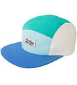 Lil'Boo Copenhagen Kasket - Block Ocean 5-Panel - Green/Blue/Whi