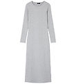 LMTD Kjole L/Æ - Rib - NlfLunne - Light Grey Melange