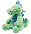 Steiff Bamse - 28 cm - Spott Stegosaurus - Green Petrol Sittin