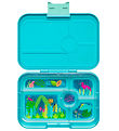 Yumbox Madkasse m. 5 Rum - Bento Tapas - Antibes Blue/Jungle