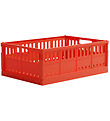 Made Crate Foldekasse - Maxi - 48x33x17,5 cm - So Bright Red