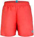 Arena Badeshorts - Solid R - Fluo Red/Water