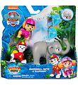 Paw Patrol Legesæt - 10 cm - Marshall, Skye & Elephant