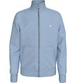 Calvin Klein Cardigan - Monogram Mini Badge - Faded Denim
