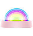 Lalarma Lampe - Dancing Rainbow - 18x11x4 cm - Rosa