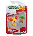 Pokmon Figurer - 2-pak - Battle Figure - Fennekin/Bonsly