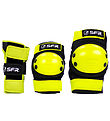 SFR Beskyttelsesst - Youth Ramp Triple Pad Set - Sort/Lime